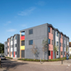 Image for article titled Beautiful prefabricated homes open in London for the city’s homeless